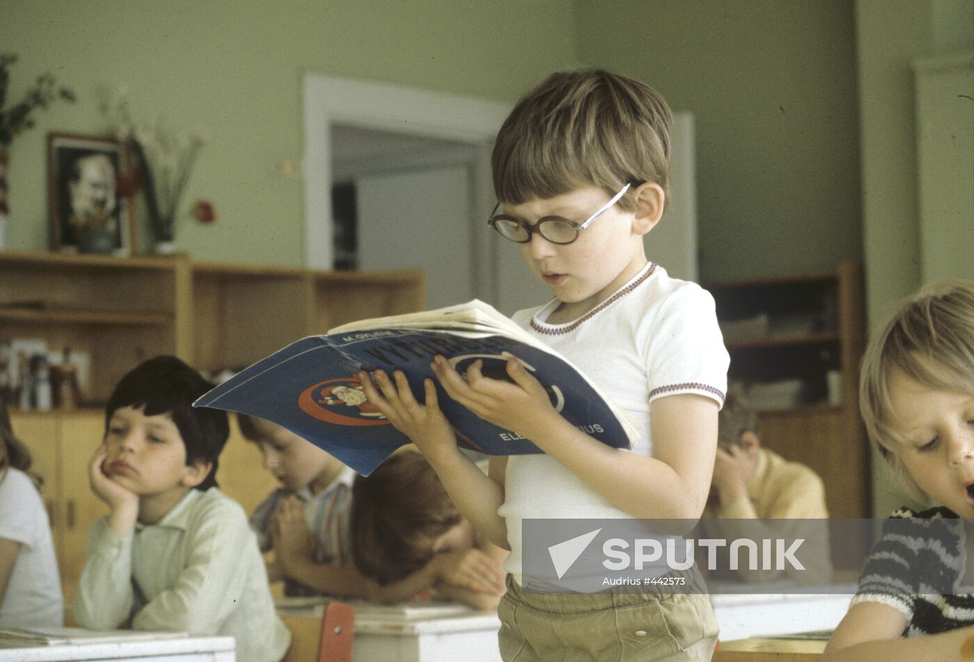 Lesson at kindergarten
