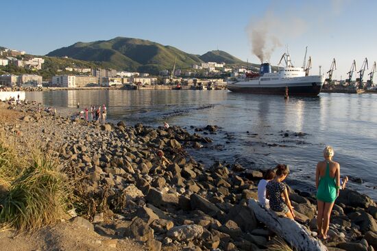 Ferry connecting Sakhalin with Khabarovsk Territory