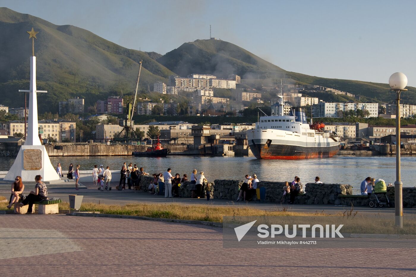 Freight ferry connecting Sakhalin with Khabarovsk Territory