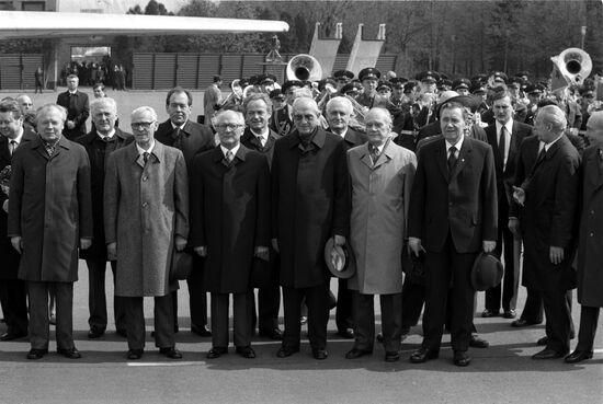Yury Andropov and Erich Honecker