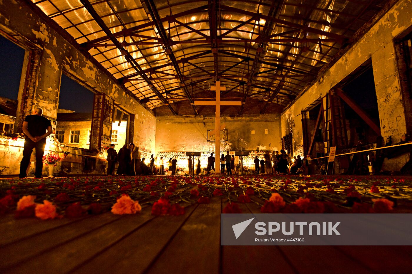 Commemorative events in Beslan