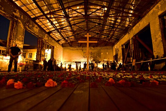 Commemorative events in Beslan