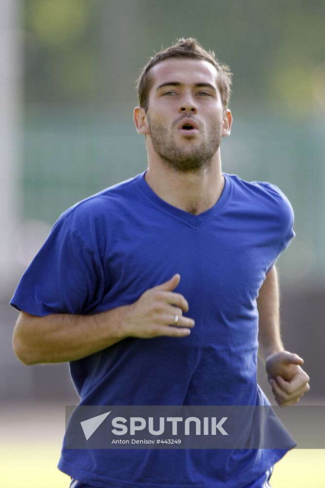 Alexander Kerzhakov attends open training session