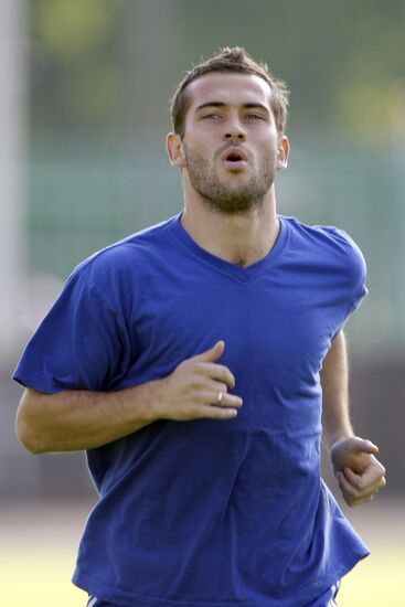 Alexander Kerzhakov attends open training session