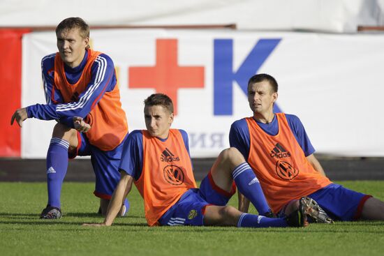 Alexei Rebko, Vladimir Bystrov and Sergei Semak