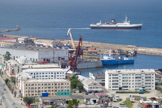 Freight ferry connecting Sakhalin with Khabarovsk Territory