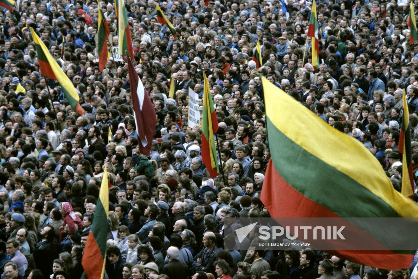 Lithuania's independence rally