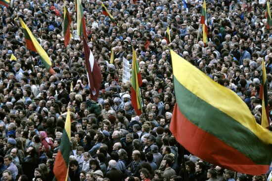 Lithuania's independence rally