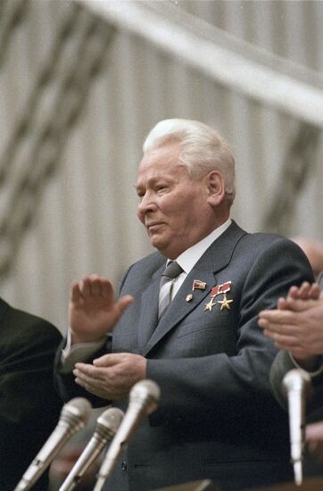K. Chernenko in presidium