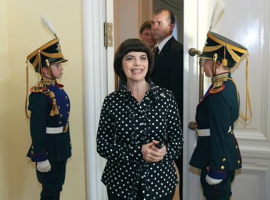 French singer Mireille Mathieu