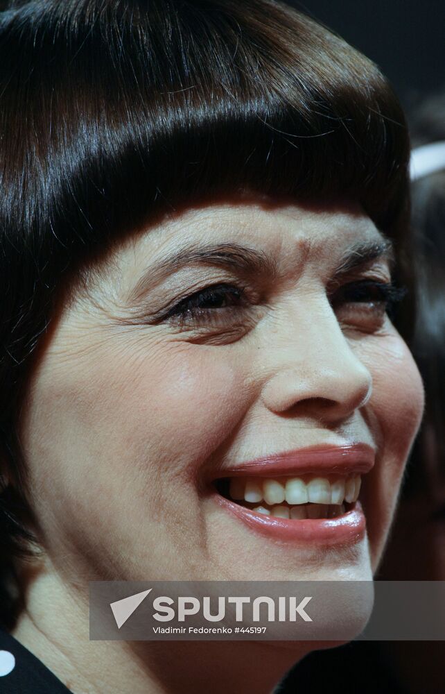 French singer Mireille Mathieu