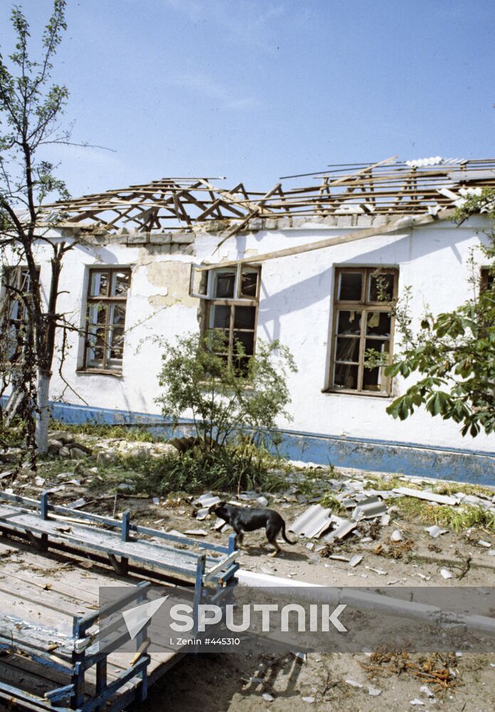 Devastated kindergarden