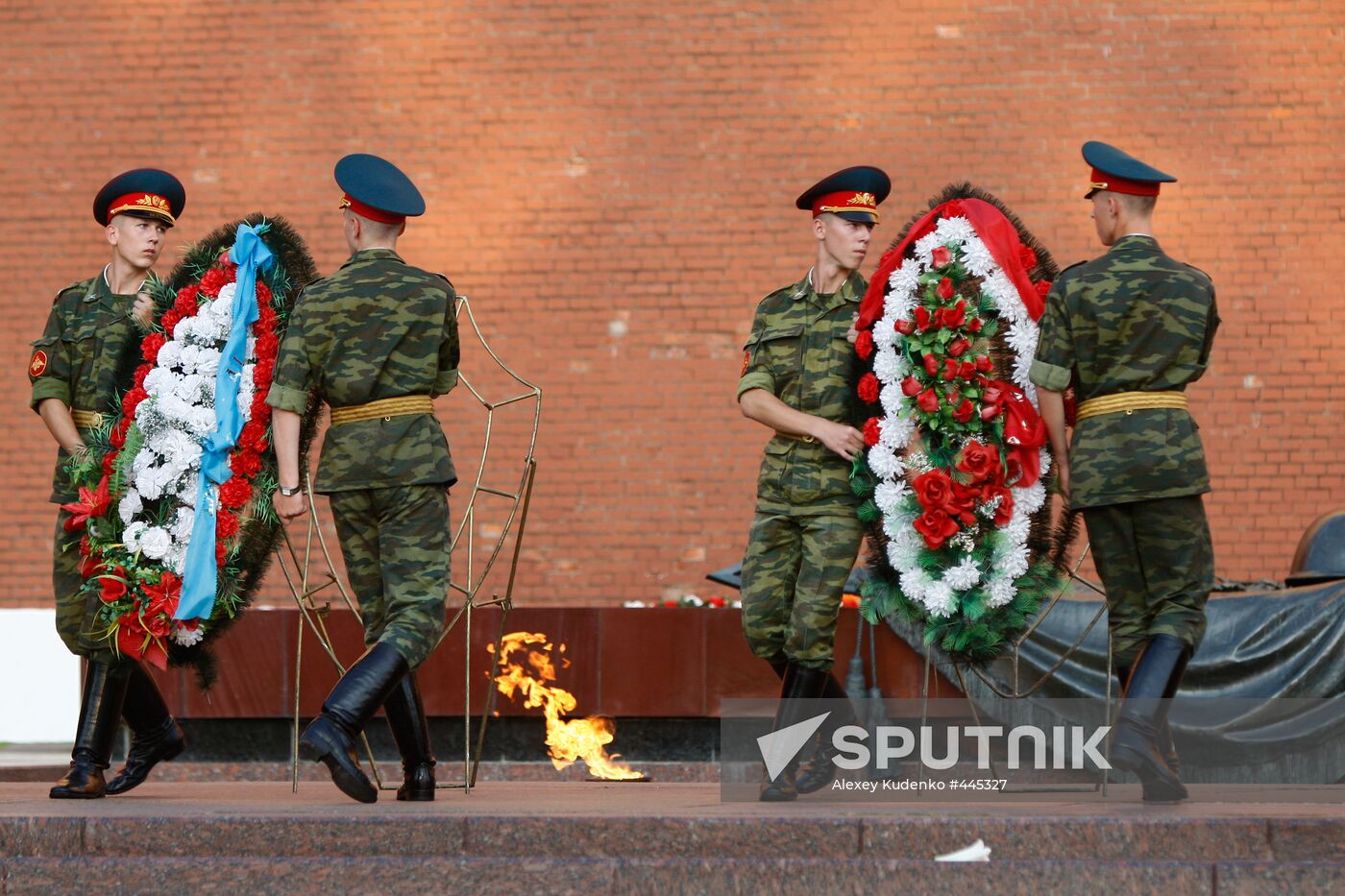 Rehearsal of Military Music Festival Spasskaya Tower