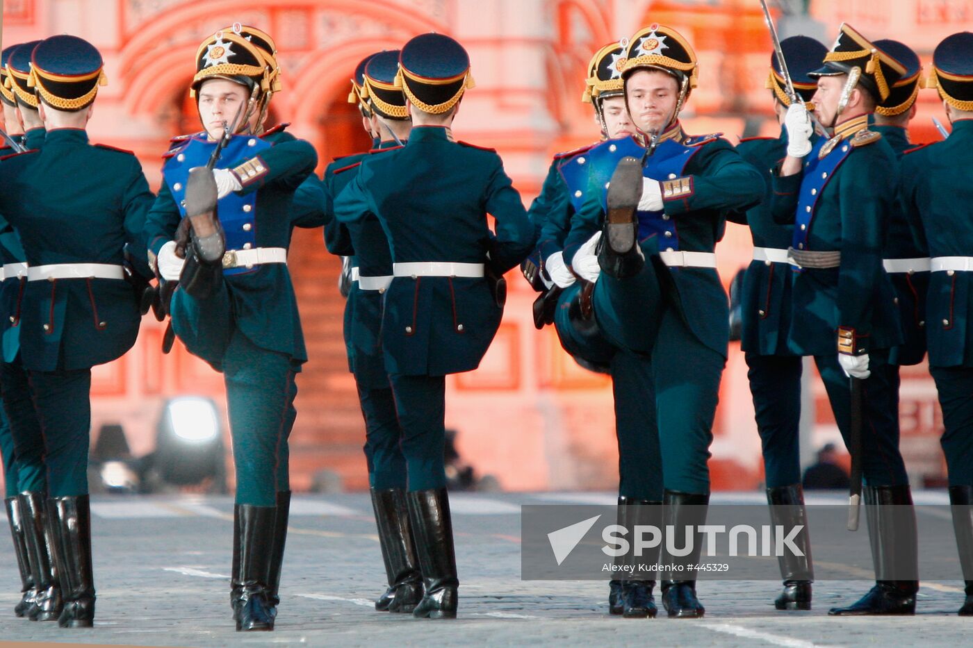Rehearsal of Military Music Festival Spasskaya Tower