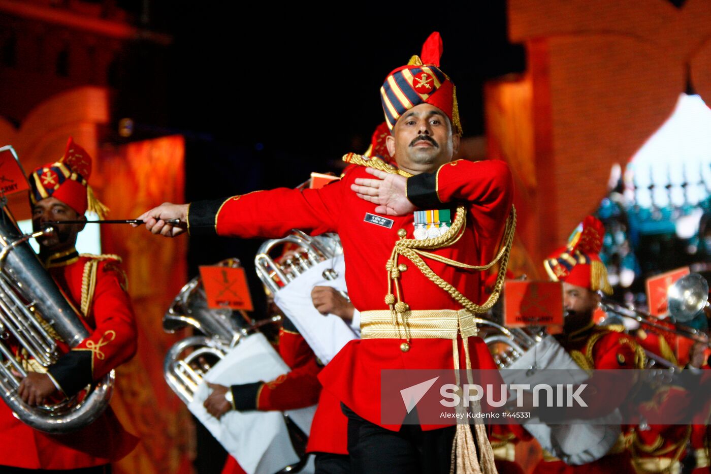 Rehearsal of Military Music Festival Spasskaya Tower