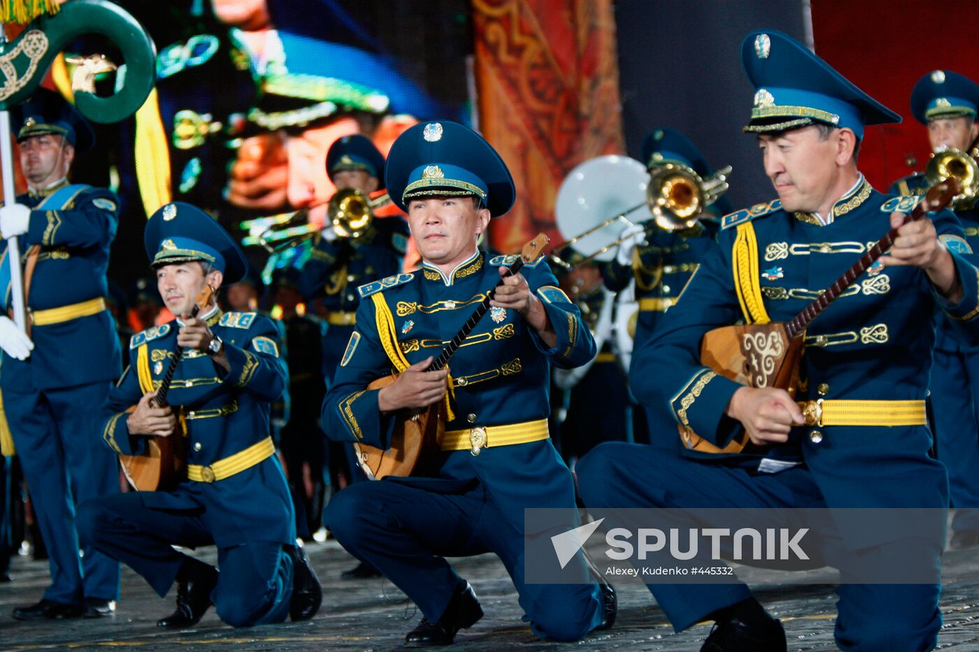 Rehearsal of Military Music Festival Spasskaya Tower
