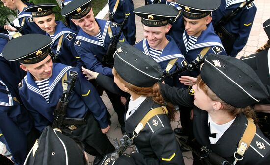 Pacific Navy Institute cadets take oath