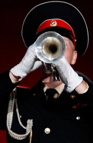 Spasskaya Tower music festival rehearsal