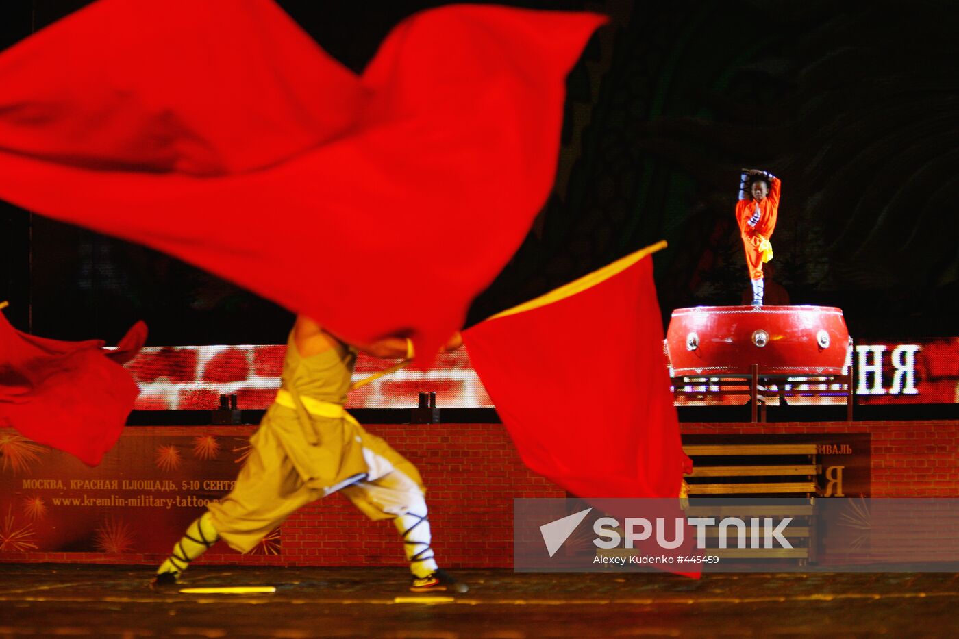 Rehearsal of Military Music Festival Spasskaya Tower