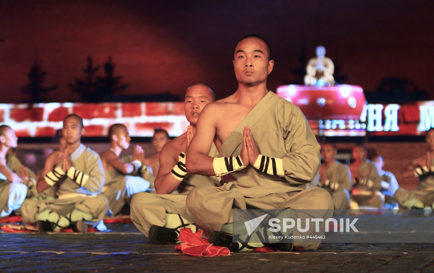 Rehearsal of Military Music Festival Spasskaya Tower