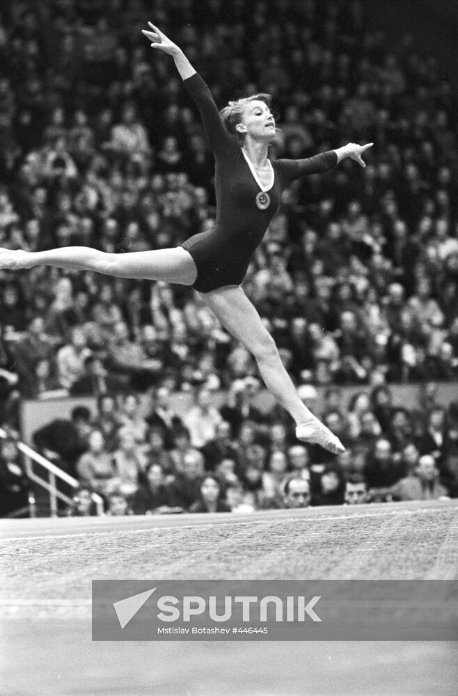 Soviet gymnast Polina Astakhova