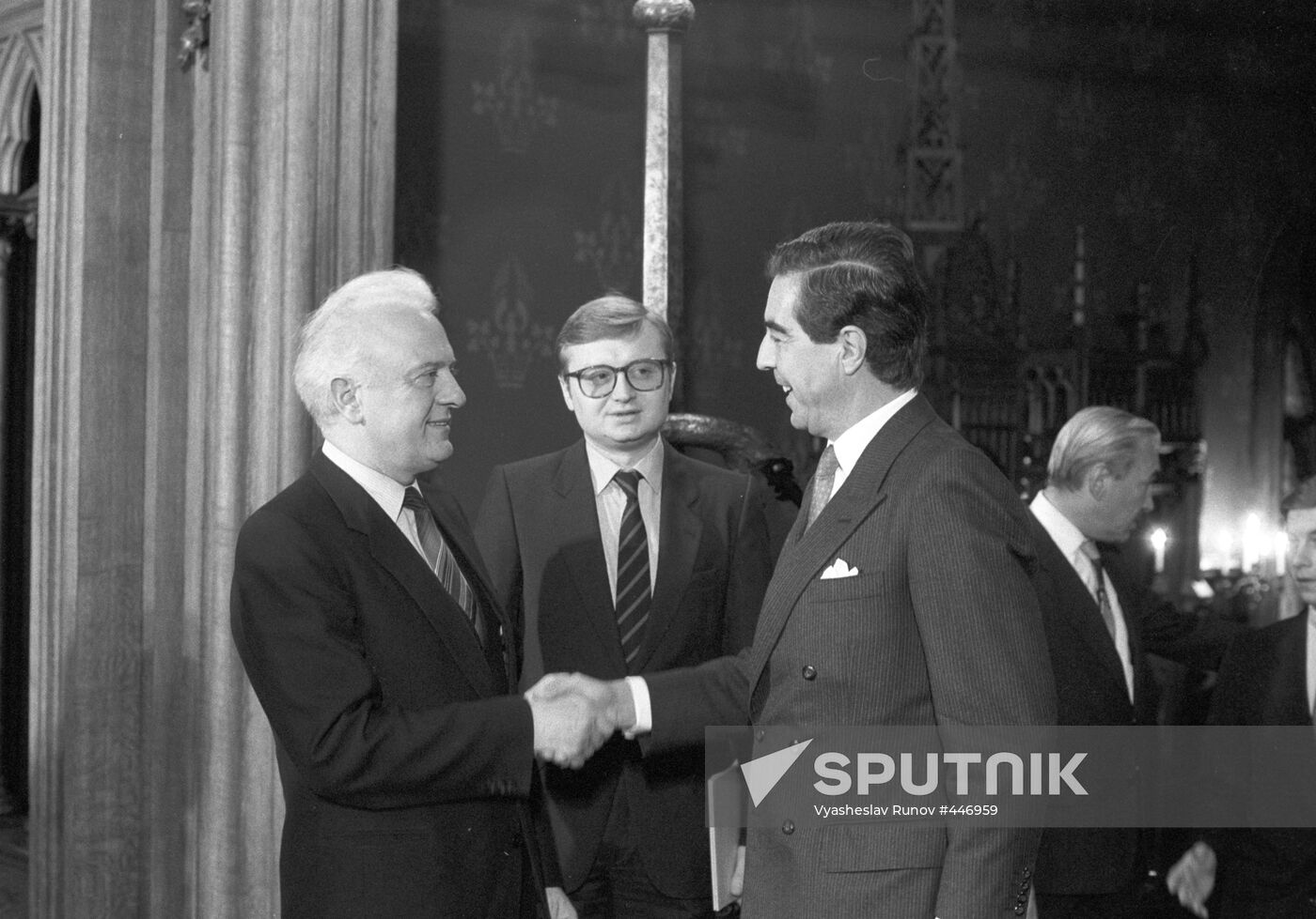E.A.Shevardnadze and B. Sepúlveda