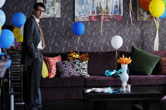 Denis Burgazliev. Filming the movie "Redress"