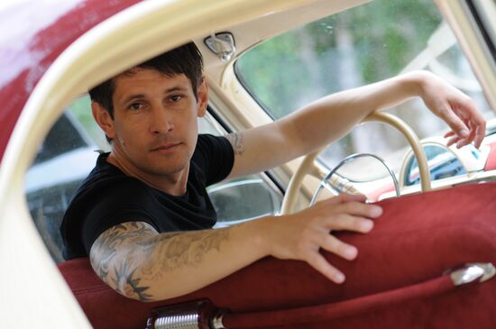 Denis Burgazliev. Filming the movie "Redress"