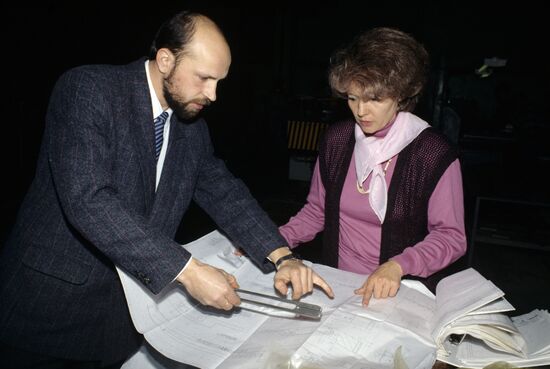 Employees of the Golitsyno bus plant