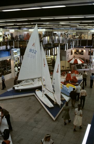 A yacht exhibition