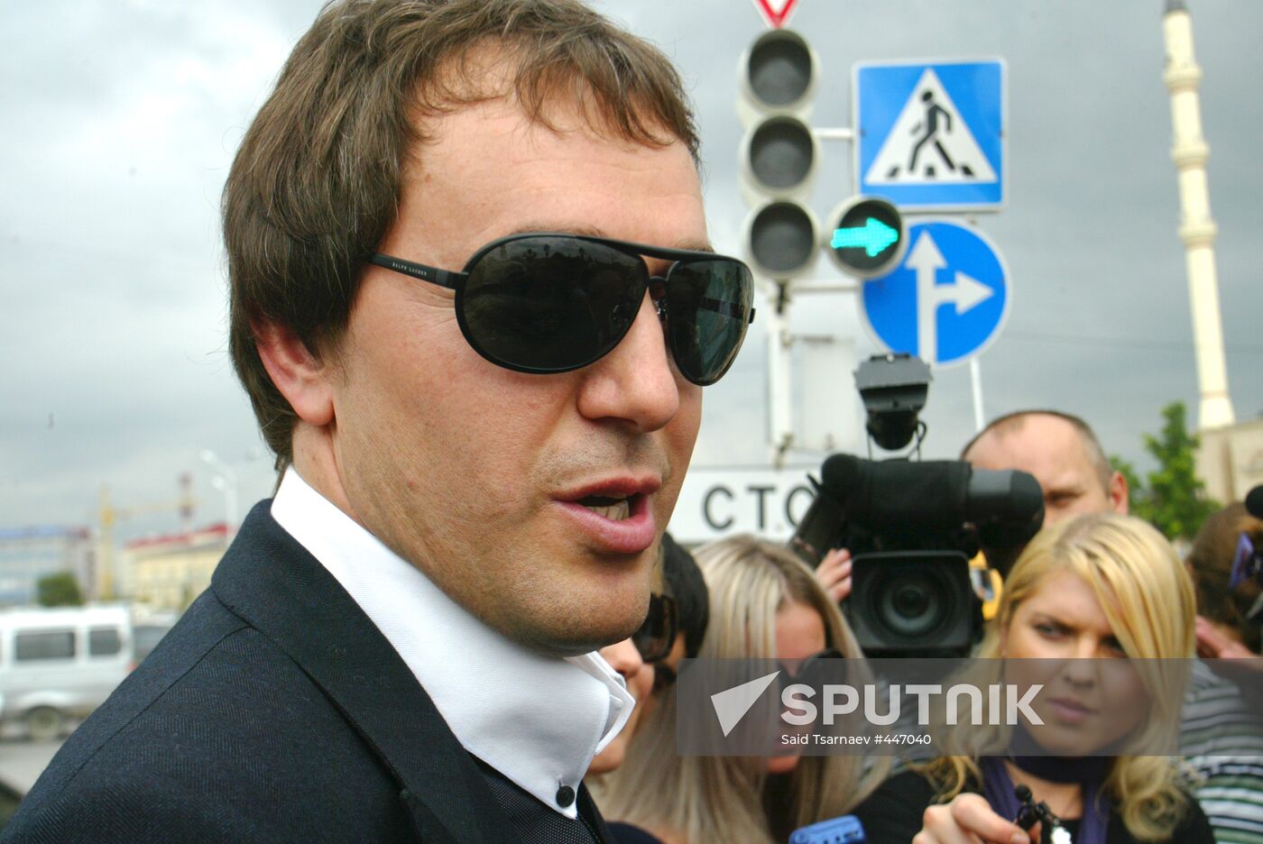 Ruslan Baisarov. News conference