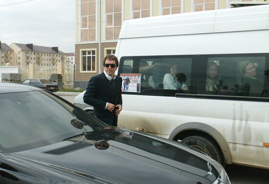 Ruslan Baisarov. News conference