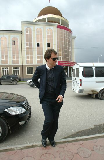 Ruslan Baisarov. News conference