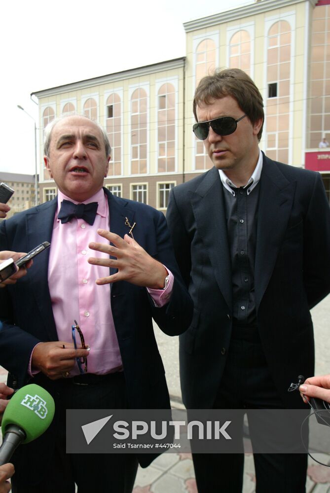 Ruslan Baisarov. News conference