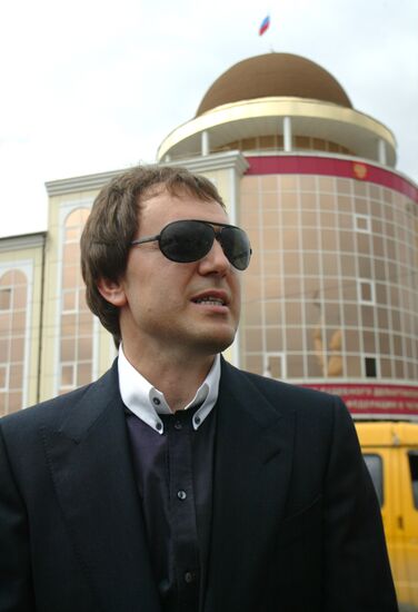 Ruslan Baisarov. News conference