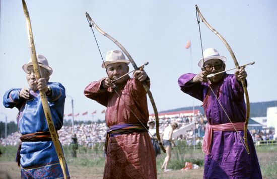 Buryatian festival Surkharban