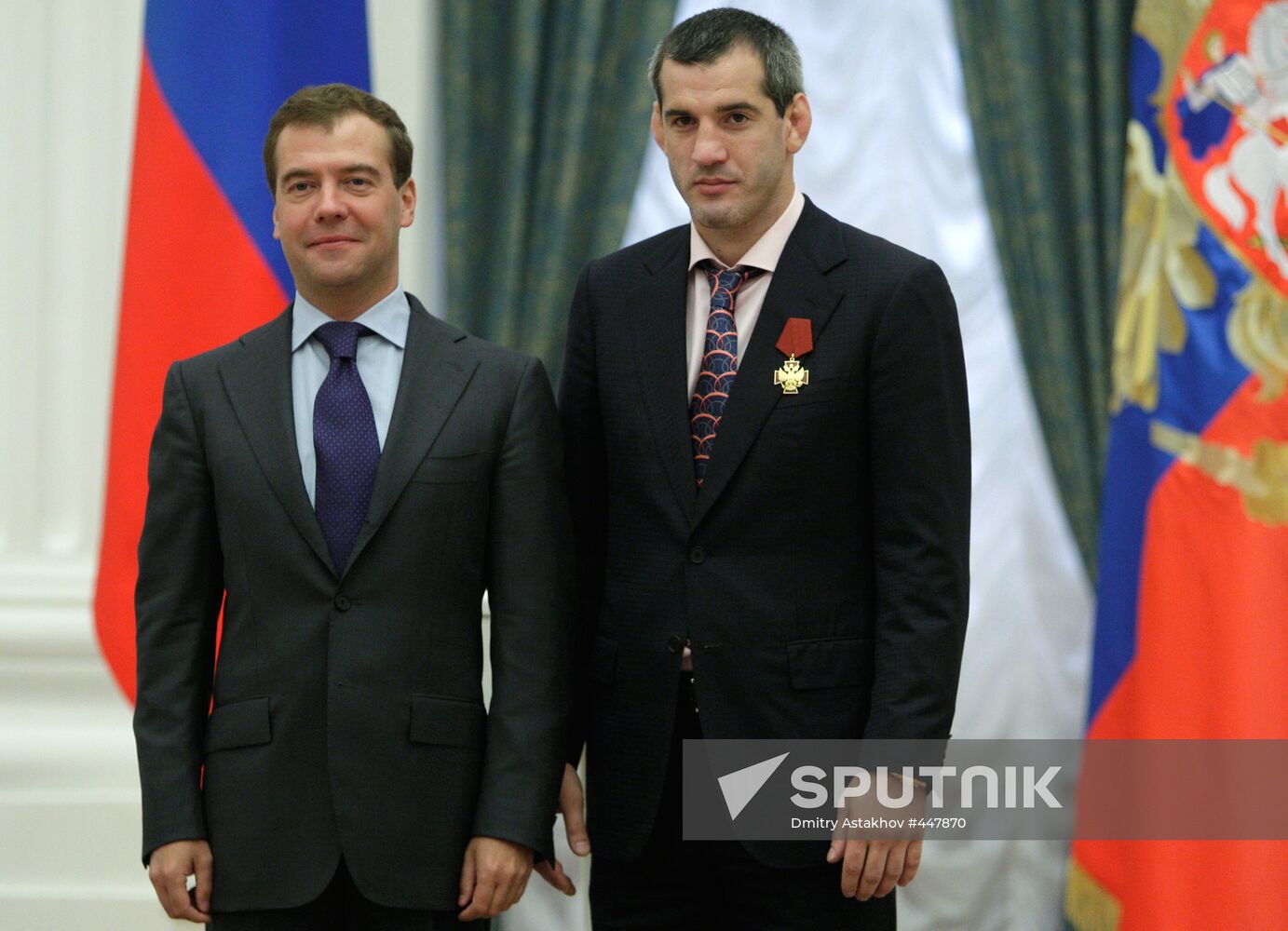 Russian President awards 2008 Olympic Games winners at Kremlin