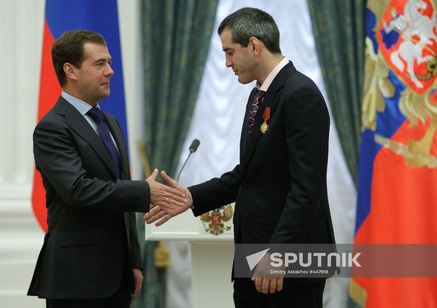 Russian President awards 2008 Olympic Games winners at Kremlin