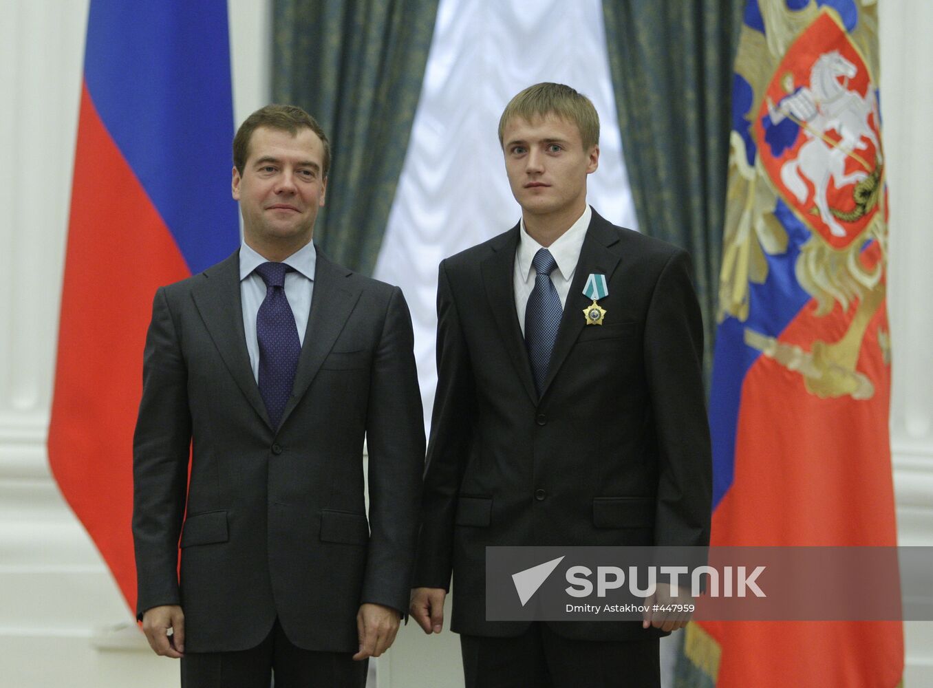 Russian President awards 2008 Olympic Games winners at Kremlin