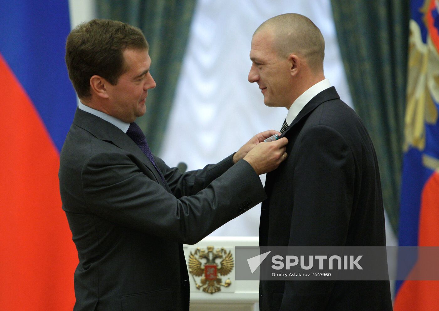 Russian President awards 2008 Olympic Games winners at Kremlin