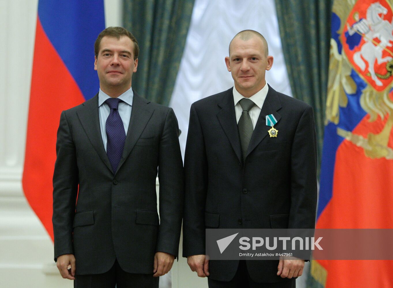 Russian President awards 2008 Olympic Games winners at Kremlin