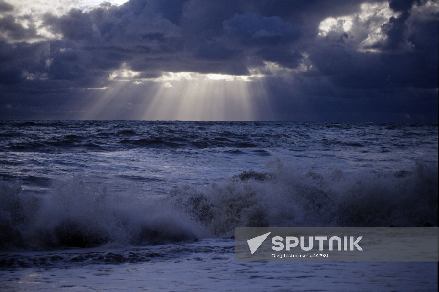 Black Sea in bad weather