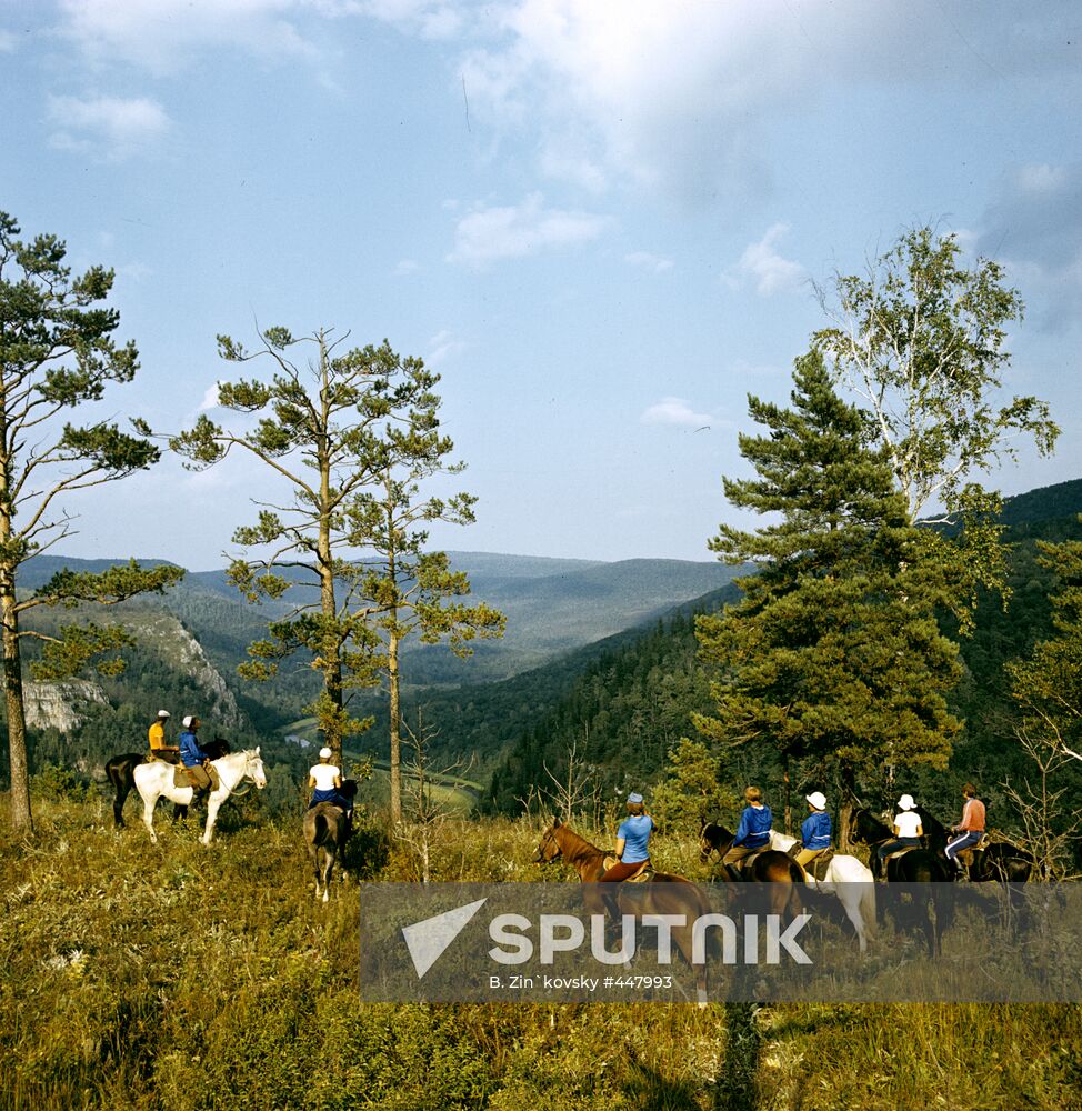 Riding trip over the Urals