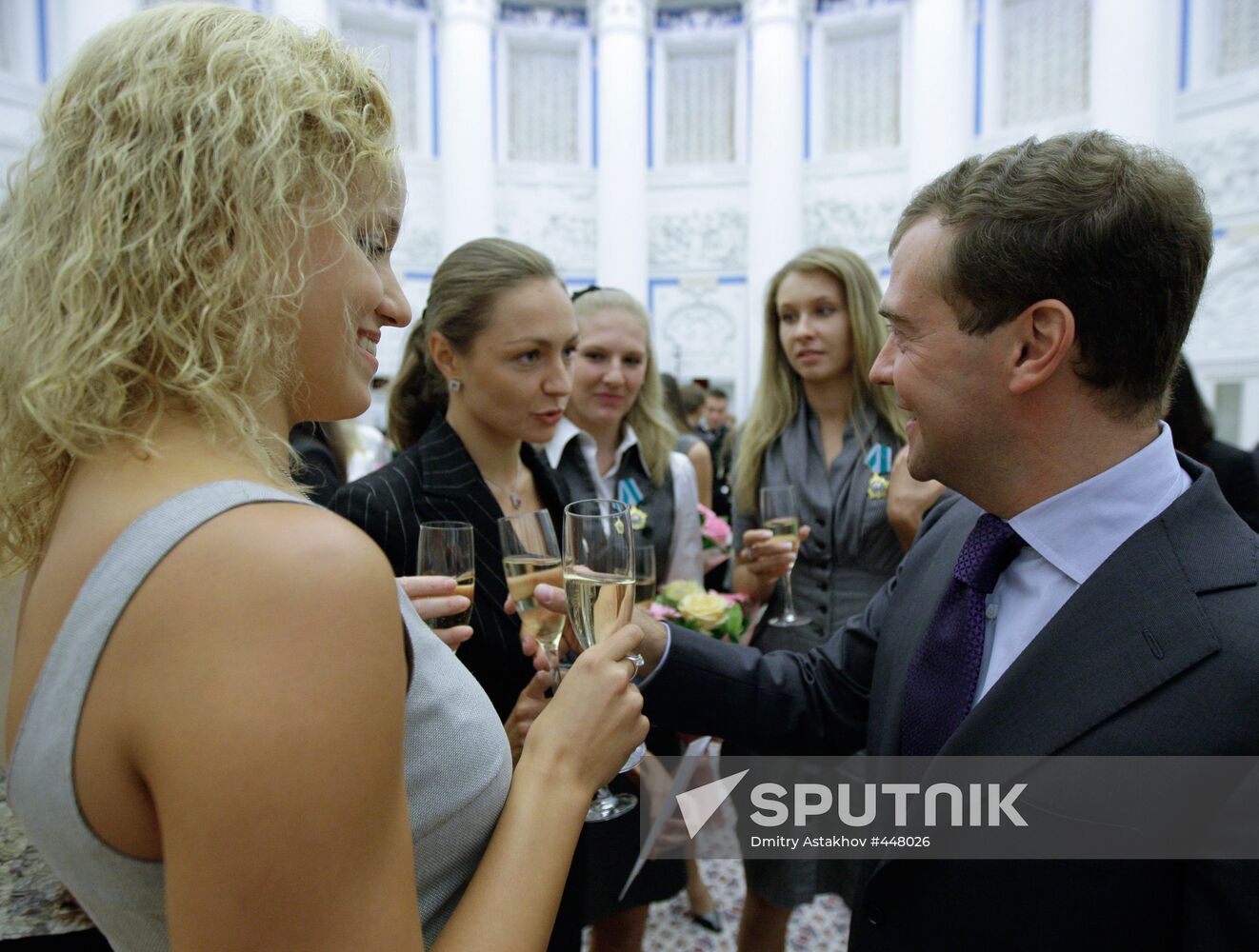 Russian President awards 2008 Olympic Games winners at Kremlin