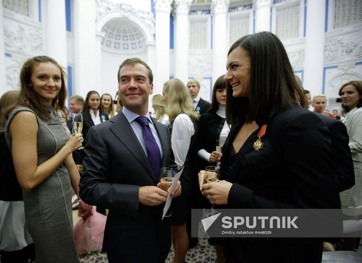 Russian President awards 2008 Olympic Games winners at Kremlin