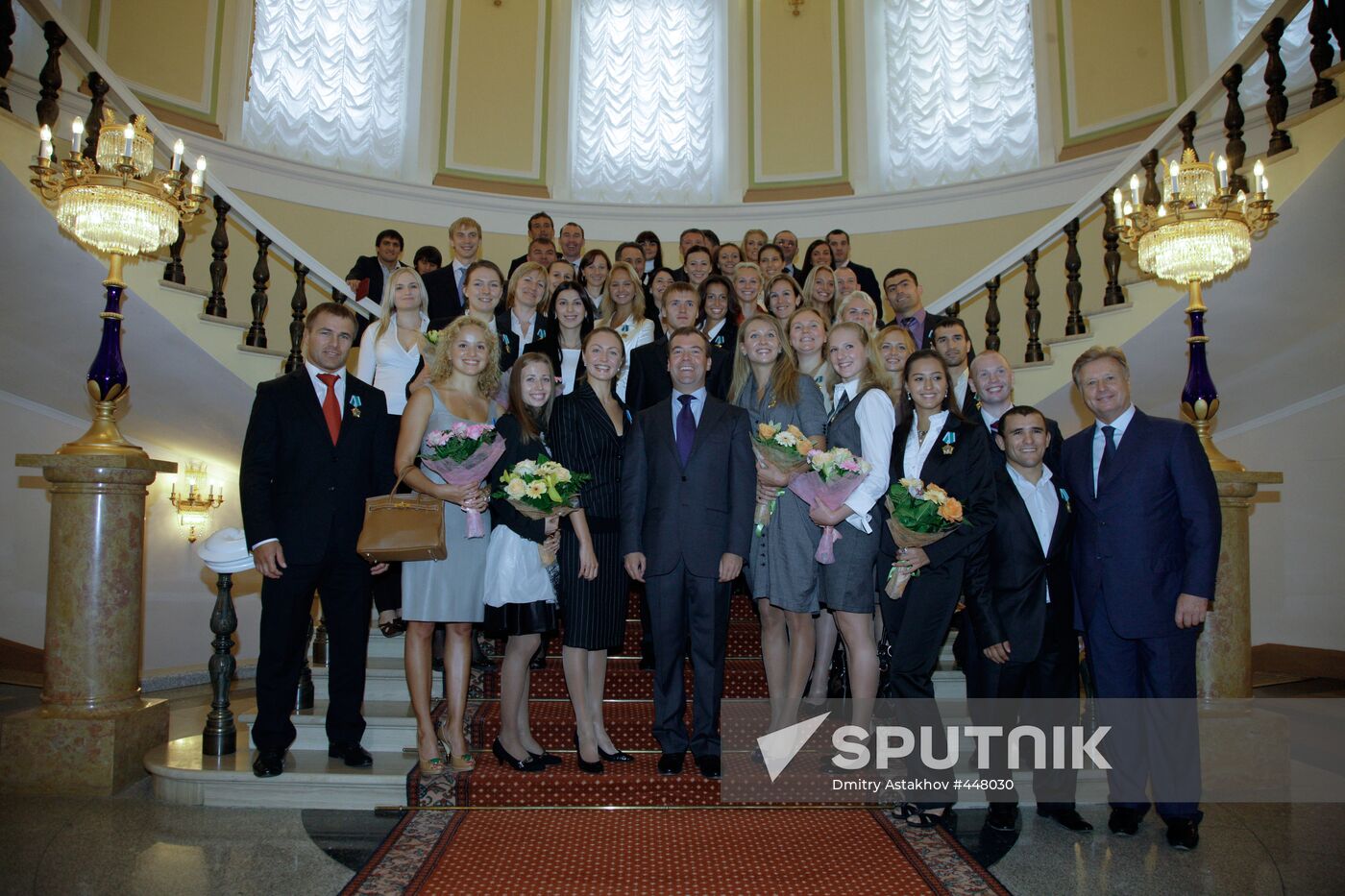 Russian President awards 2008 Olympic Games winners at Kremlin