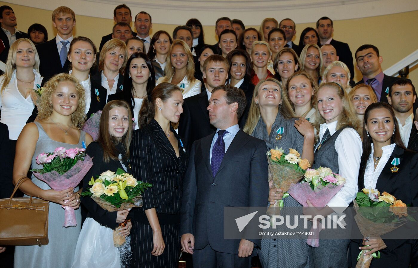 Russian President awards 2008 Olympic Games winners at Kremlin