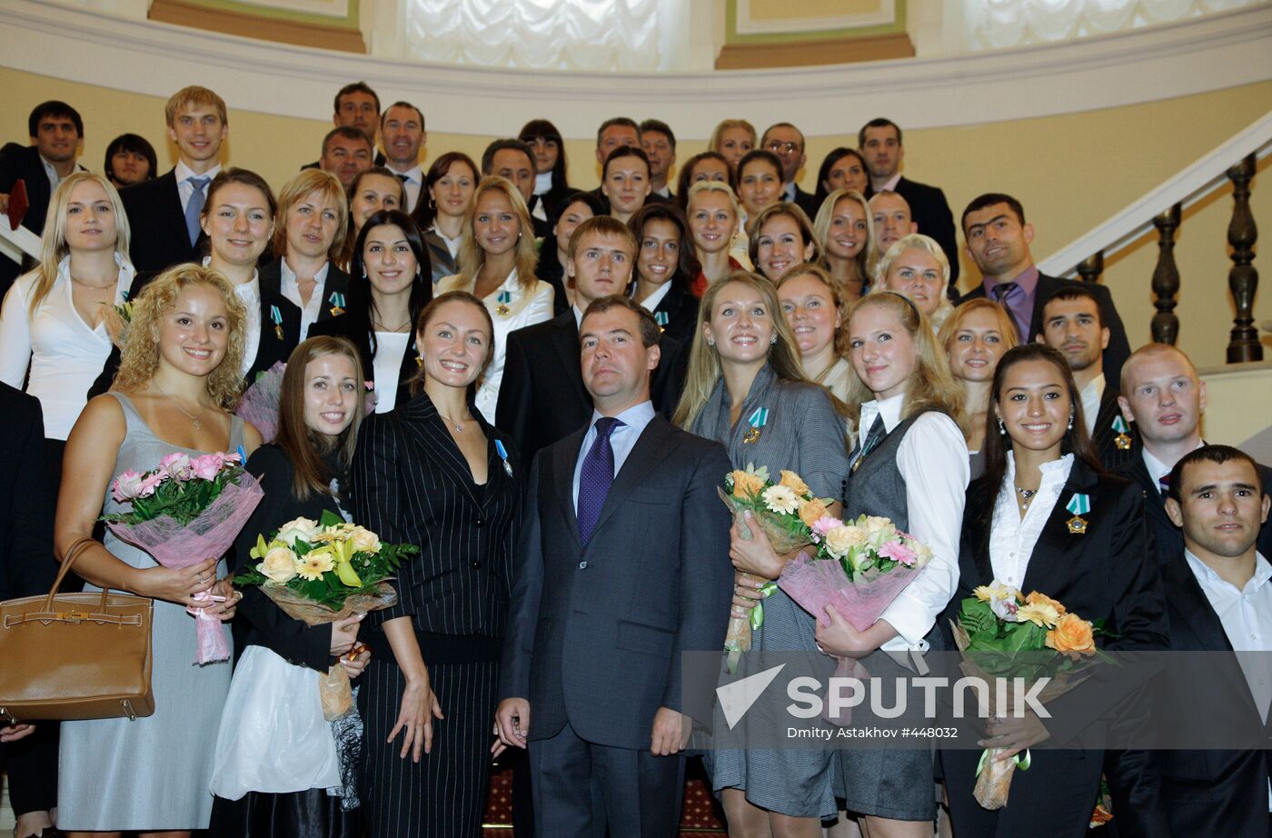 Russian President awards 2008 Olympic Games winners at Kremlin