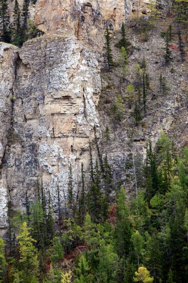 The Lenskie Stolby Nature Park in Yakutia
