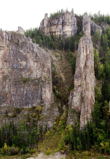 The Lenskie Stolby Nature Park in Yakutia